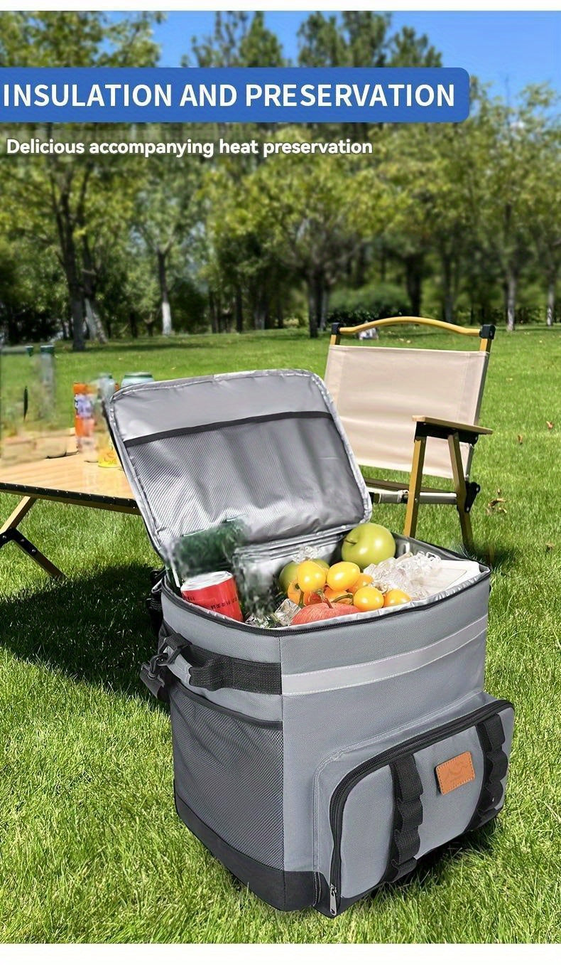 Trolley Large Capacity Insulation Bag, Suitable for Car Cooler, Suitable for Outdoor Picnics, 9. 25 Gallon Portable Incubator, Travel, Easy to Carry All Kinds of Things, Long- Term Insulation And Refrigeration