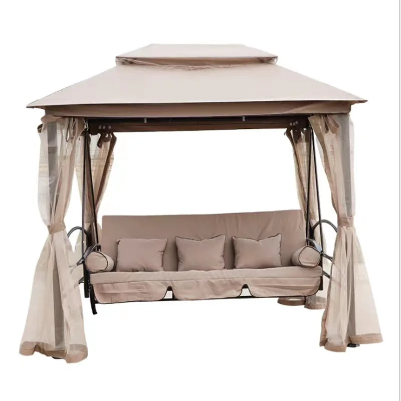 Hanging Outdoor Garden Patio Swing Chair Metal Patio Swing with Canopy Garden Furniture