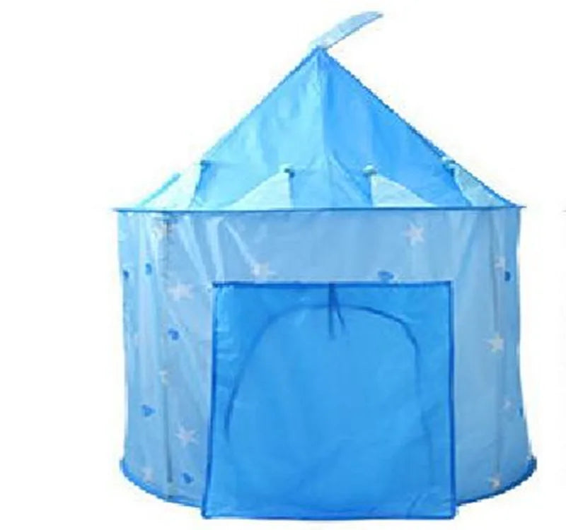 Children's Tent Portable Foldable Folding Play Tent Baby Play House Large Girls Princess Prince Castle Outdoor Toy Kid Boy Gift