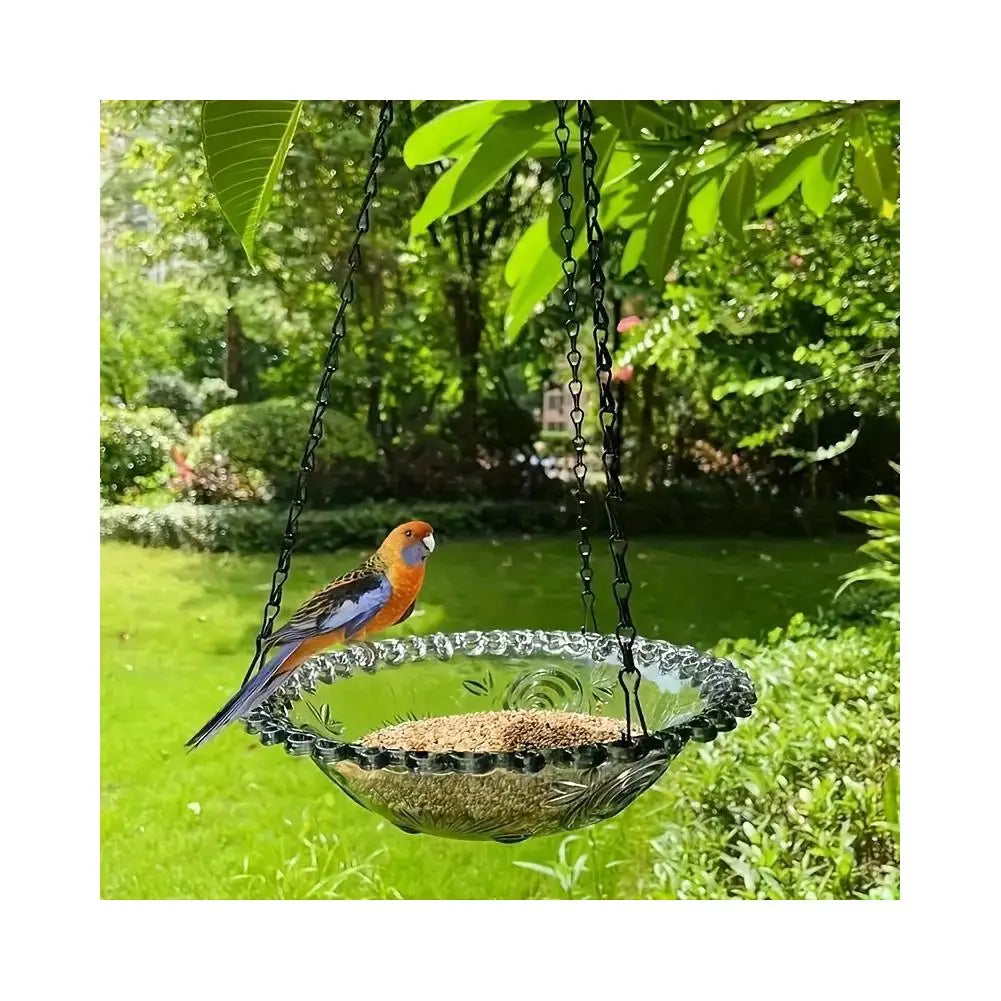Bird Feeder Outdoor Hanging Bird Feeder Pendant Decoration Bird Bathtub Garden Courtyard Decoration Current Bathroom Feeder