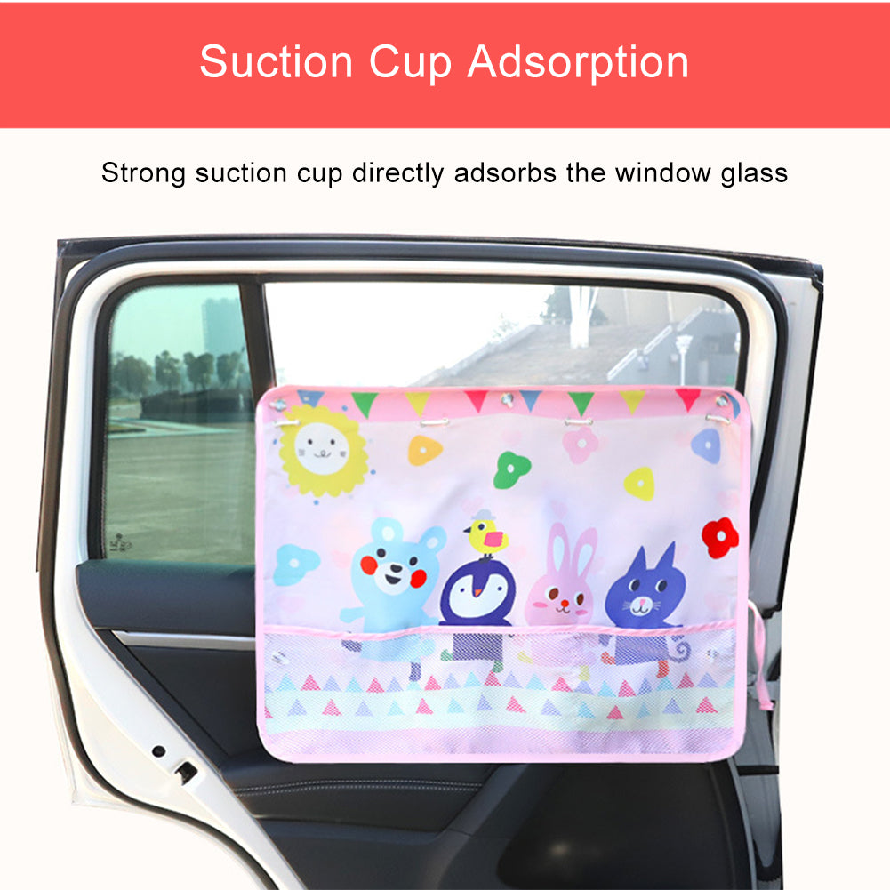 Car Sun Shade UV Protection For Kids Children Front Back Windshiel Curtain Side Window Adjustable Styling Auto Sunshade Summer