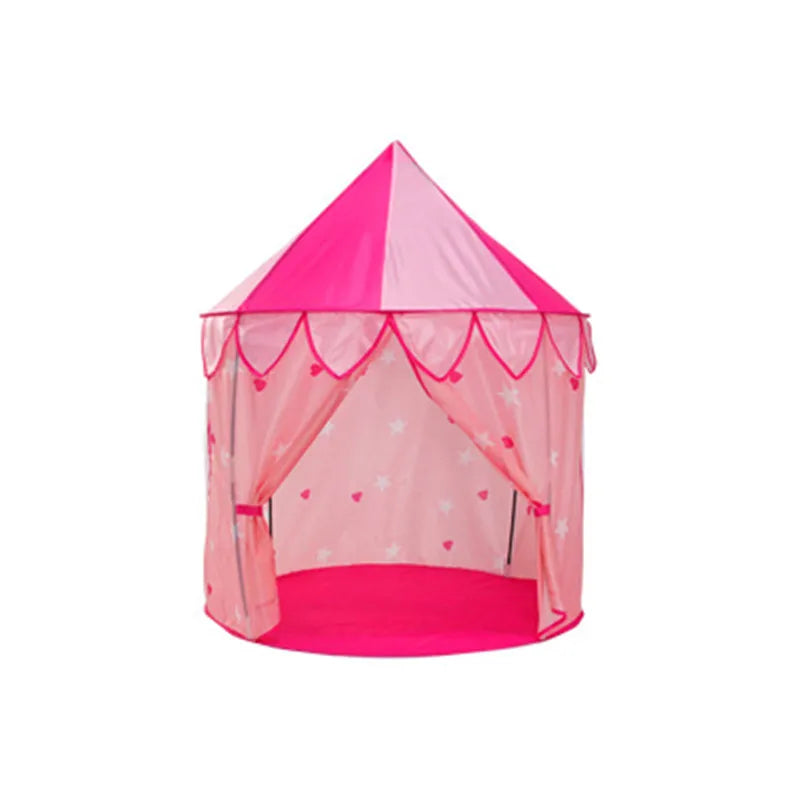 Children's Tent Portable Foldable Folding Play Tent Baby Play House Large Girls Princess Prince Castle Outdoor Toy Kid Boy Gift