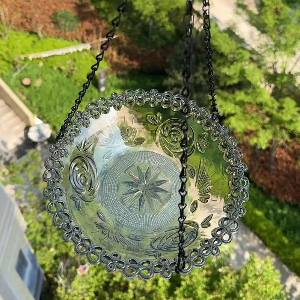 Bird Feeder Outdoor Hanging Bird Feeder Pendant Decoration Bird Bathtub Garden Courtyard Decoration Current Bathroom Feeder