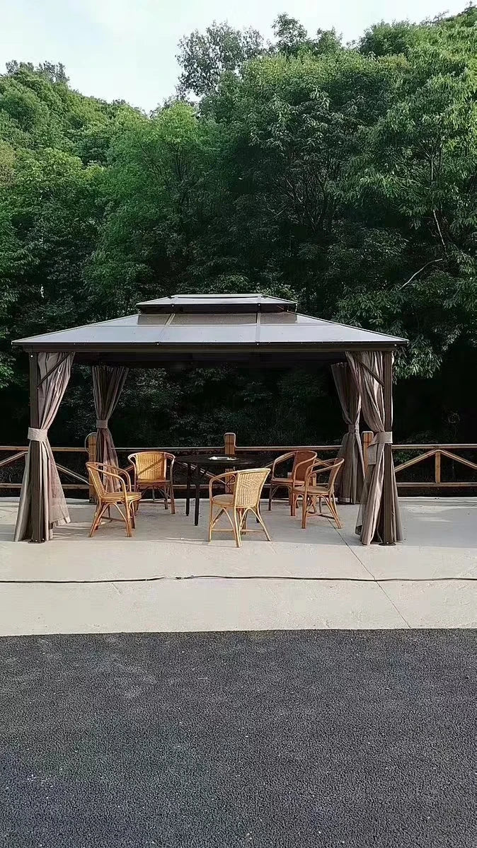 Hanging Outdoor Garden Patio Swing Chair Metal Patio Swing with Canopy Garden Furniture