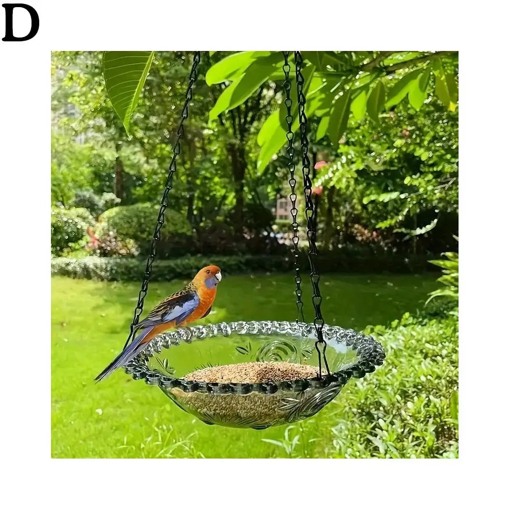 Bird Feeder Outdoor Hanging Bird Feeder Pendant Decoration Bird Bathtub Garden Courtyard Decoration Current Bathroom Feeder