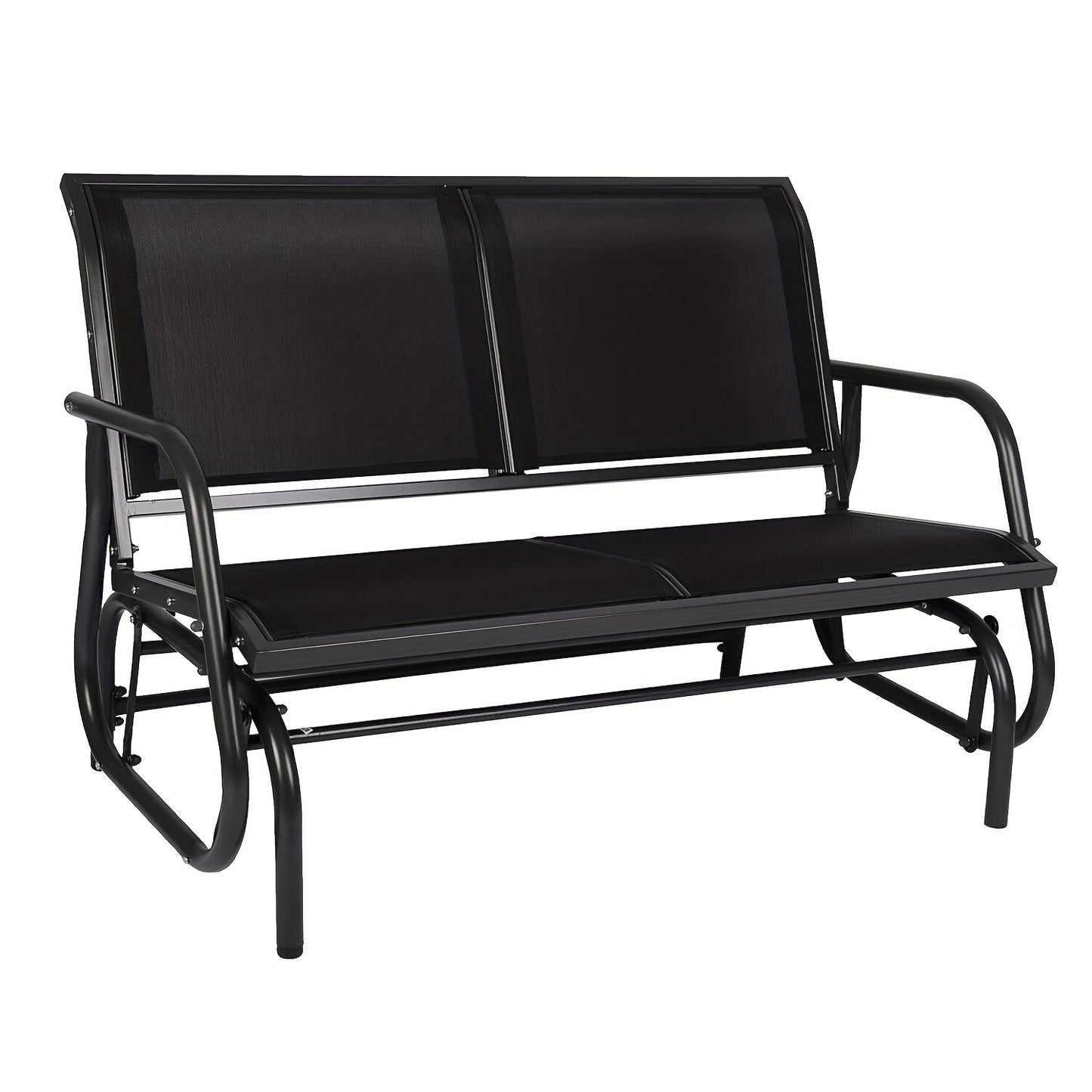 2 Person Swing Glider Bench Rocking Loveseat Chair Yard Garden Outdoor, Valentines Day Gifts
