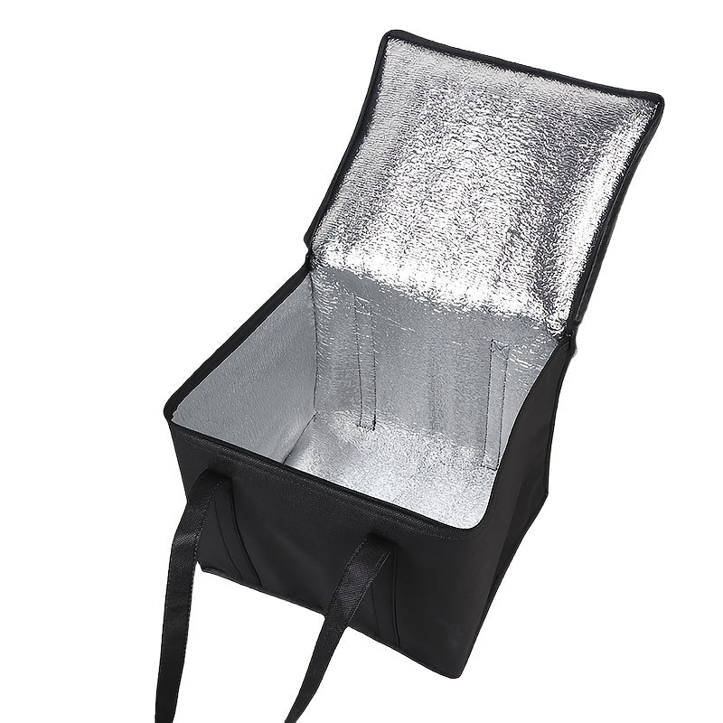 XL Insulated Bag: Keep items hot or cold for hours - grocery outdoor tote bag, reusable insulated cooler bag, portable, lightweight and sturdy with a zipper, suitable for camping, parties and festivals. Do not contact food.