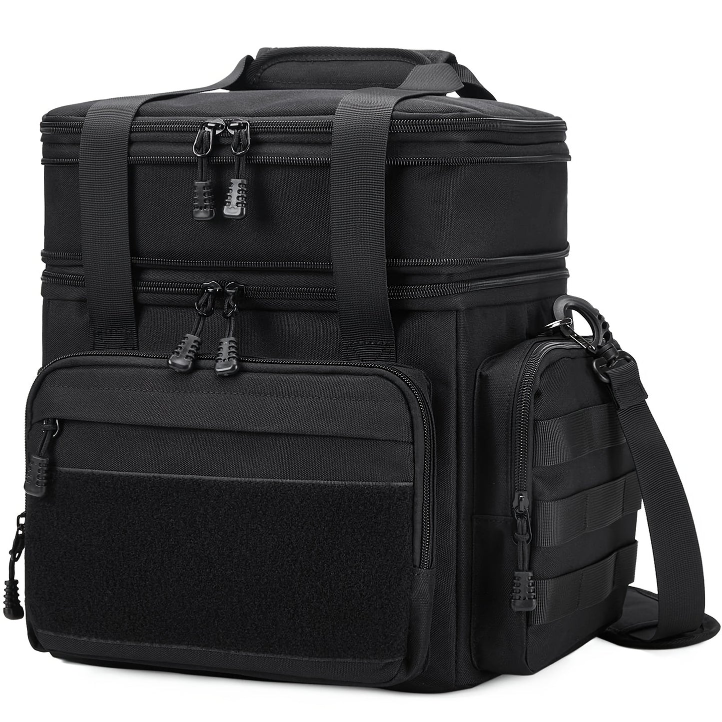 [Tactical Lunch Box] Insulated Tactical Lunch Box | Men's Adult Bag, Dual Compartments, Large Capacity, Non-Food Contact, Work Office Camping Travel, Back to School