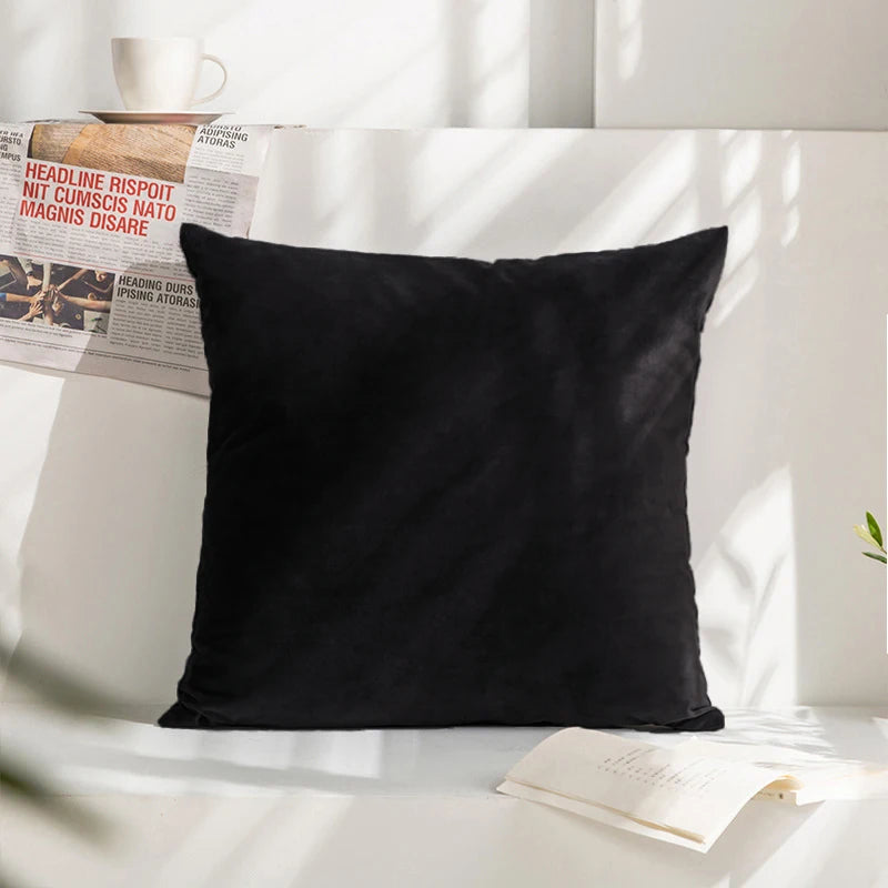 Super Soft Cushion Cover Velvet Pillow Cover For Sofa Living Room Housse De Coussin 45*45 Decorative Pillows Nordic Home Decor