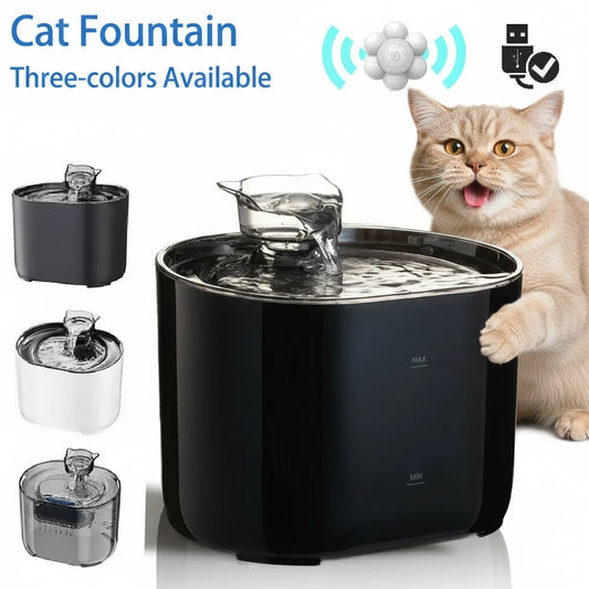 Cat Fountain Pets Water Fountain Cats Dispenser Auto Filter USB Electric Mute Cat Drinker Bowl Recirculate Filtring Drinker
