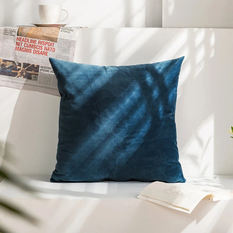 Super Soft Cushion Cover Velvet Pillow Cover For Sofa Living Room Housse De Coussin 45*45 Decorative Pillows Nordic Home Decor