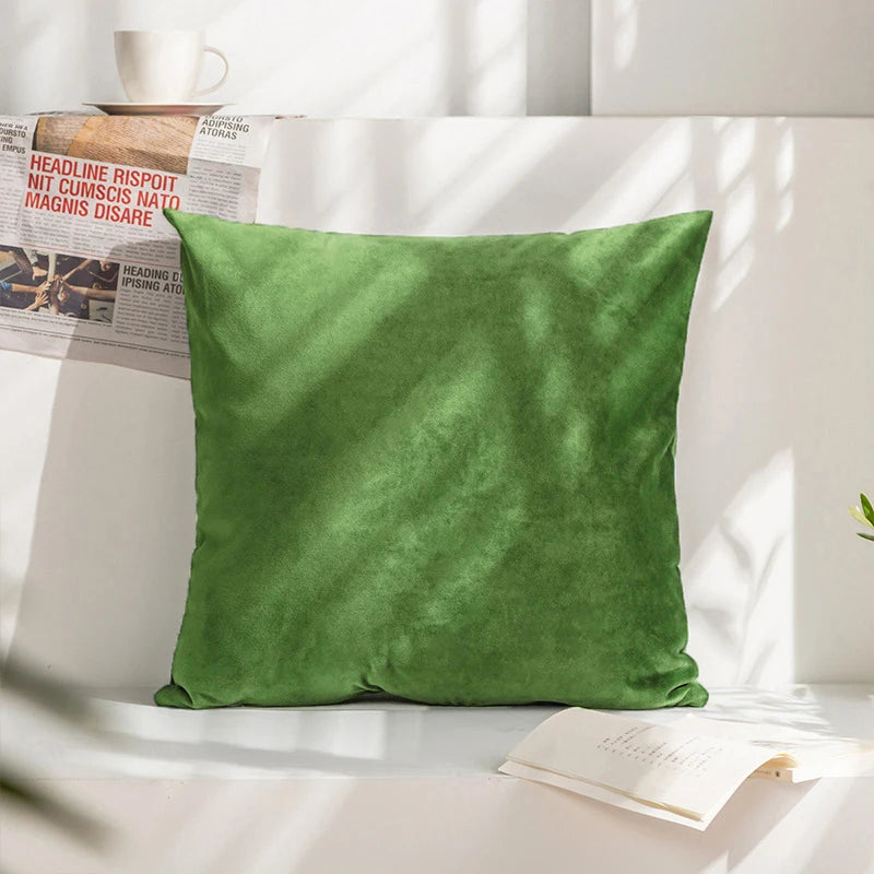 Super Soft Cushion Cover Velvet Pillow Cover For Sofa Living Room Housse De Coussin 45*45 Decorative Pillows Nordic Home Decor
