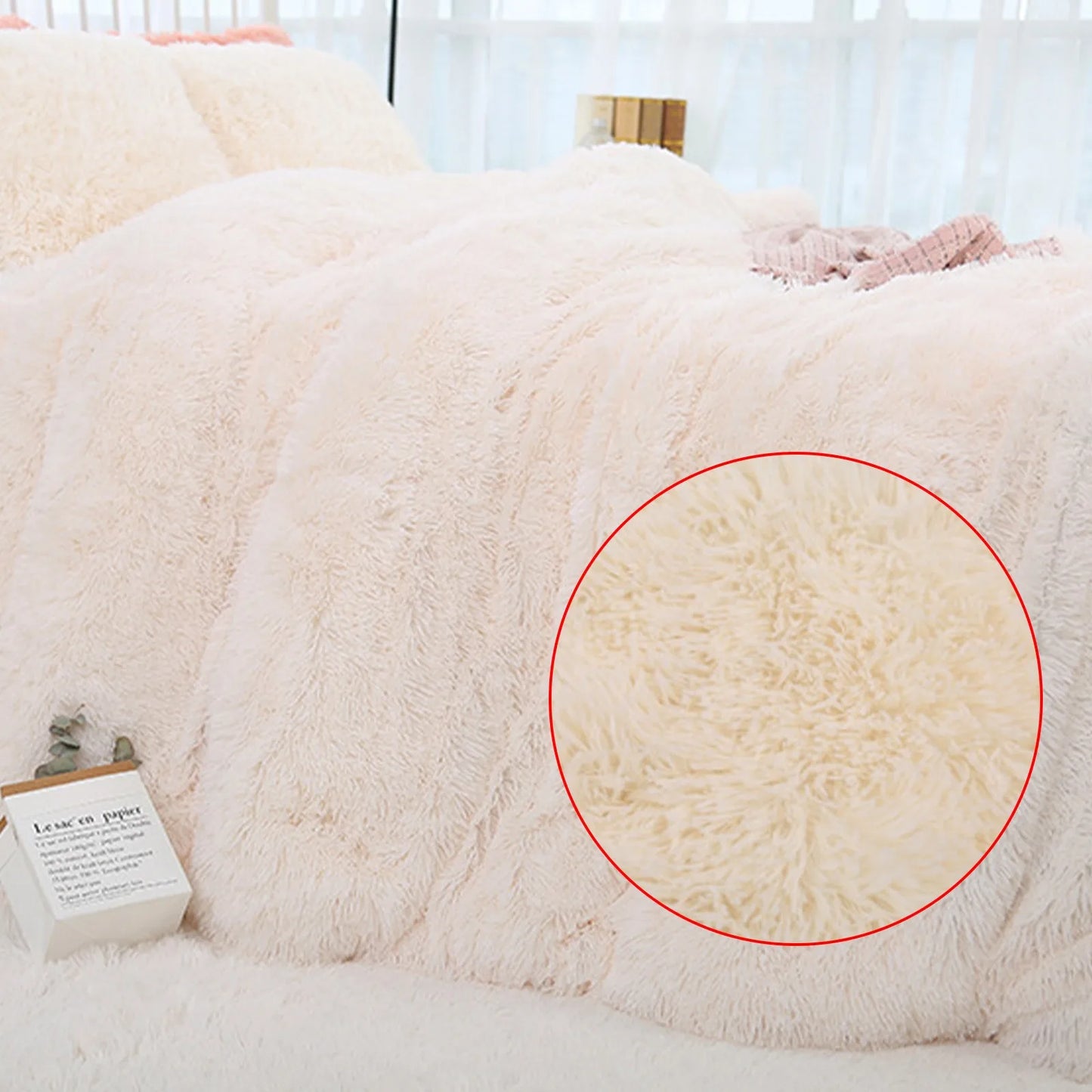 Large Flannel Throw Blanket Long Shaggy Plush Blanket For Couch Sofa Bed Winter Warm Soft Fluffy Faux Fur Bedspread Multi Colors