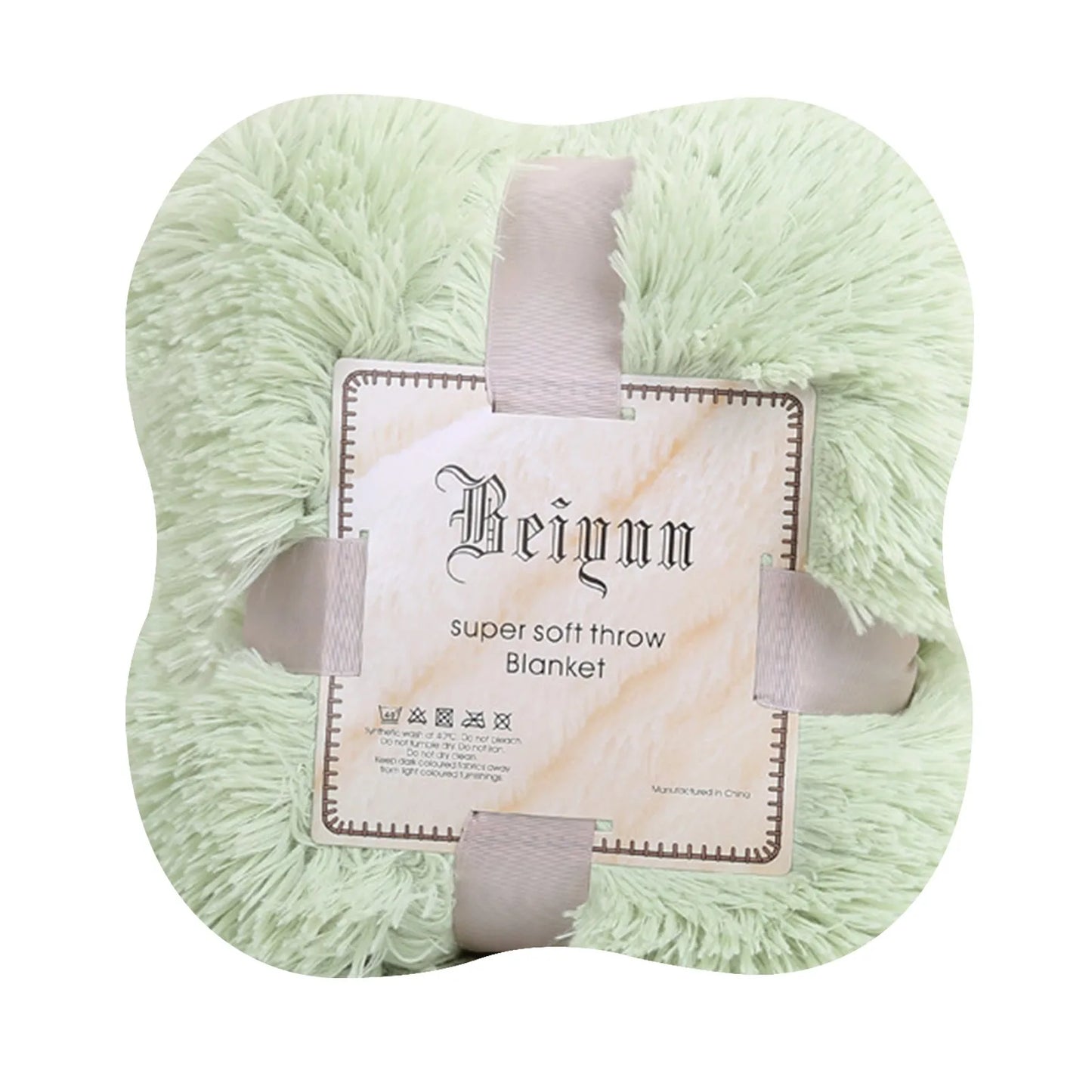 Large Flannel Throw Blanket Long Shaggy Plush Blanket For Couch Sofa Bed Winter Warm Soft Fluffy Faux Fur Bedspread Multi Colors