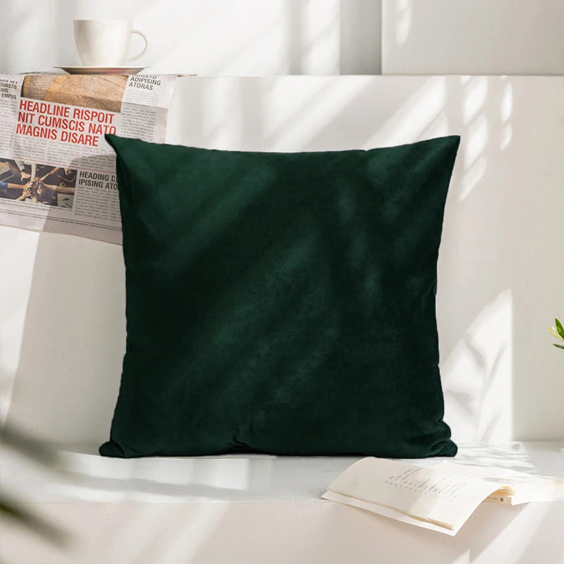 Super Soft Cushion Cover Velvet Pillow Cover For Sofa Living Room Housse De Coussin 45*45 Decorative Pillows Nordic Home Decor