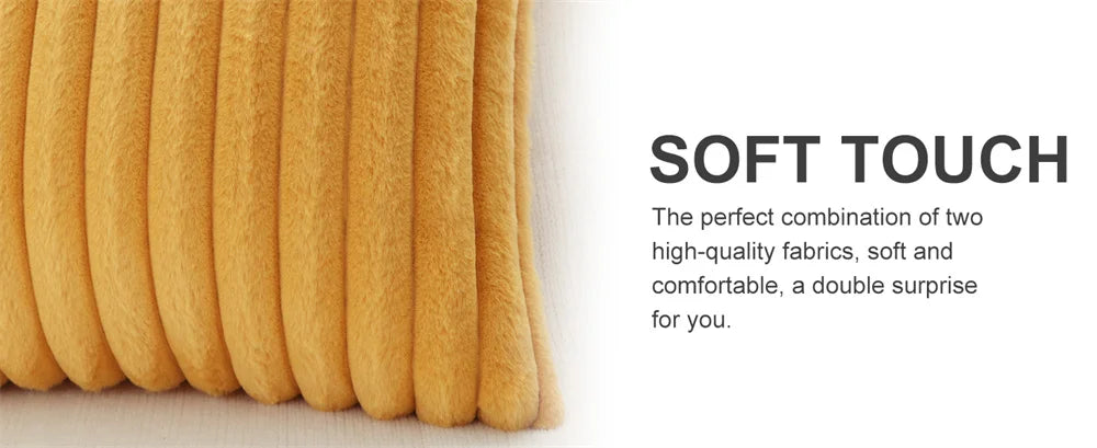 Olanly Faux Fur Pillow Cover 50x50cm Nordic Solid Cushion Cover 45x45 Soft Fluffy Pillowcase Decor Plush Throw Pillow Case Sofa