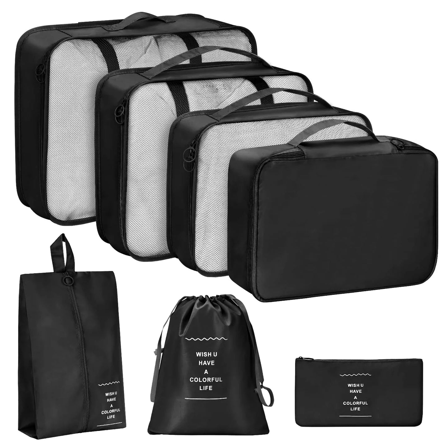 Travel Set Storage Bags Clothes Digital Toiletries Shoes Organizer bag Student Dormitories Clothing Sorting Bags Packing Cubes
