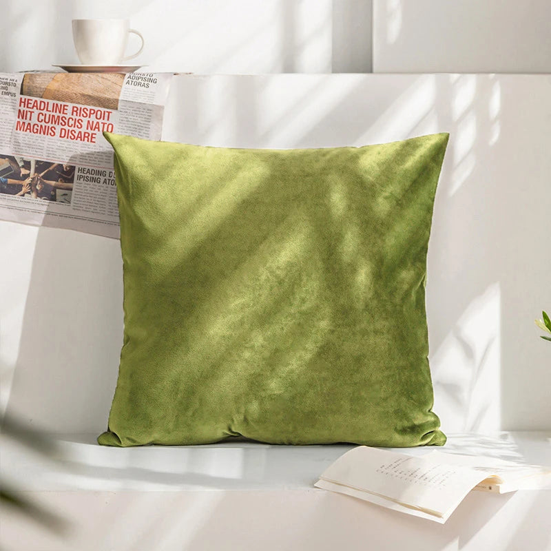 Super Soft Cushion Cover Velvet Pillow Cover For Sofa Living Room Housse De Coussin 45*45 Decorative Pillows Nordic Home Decor