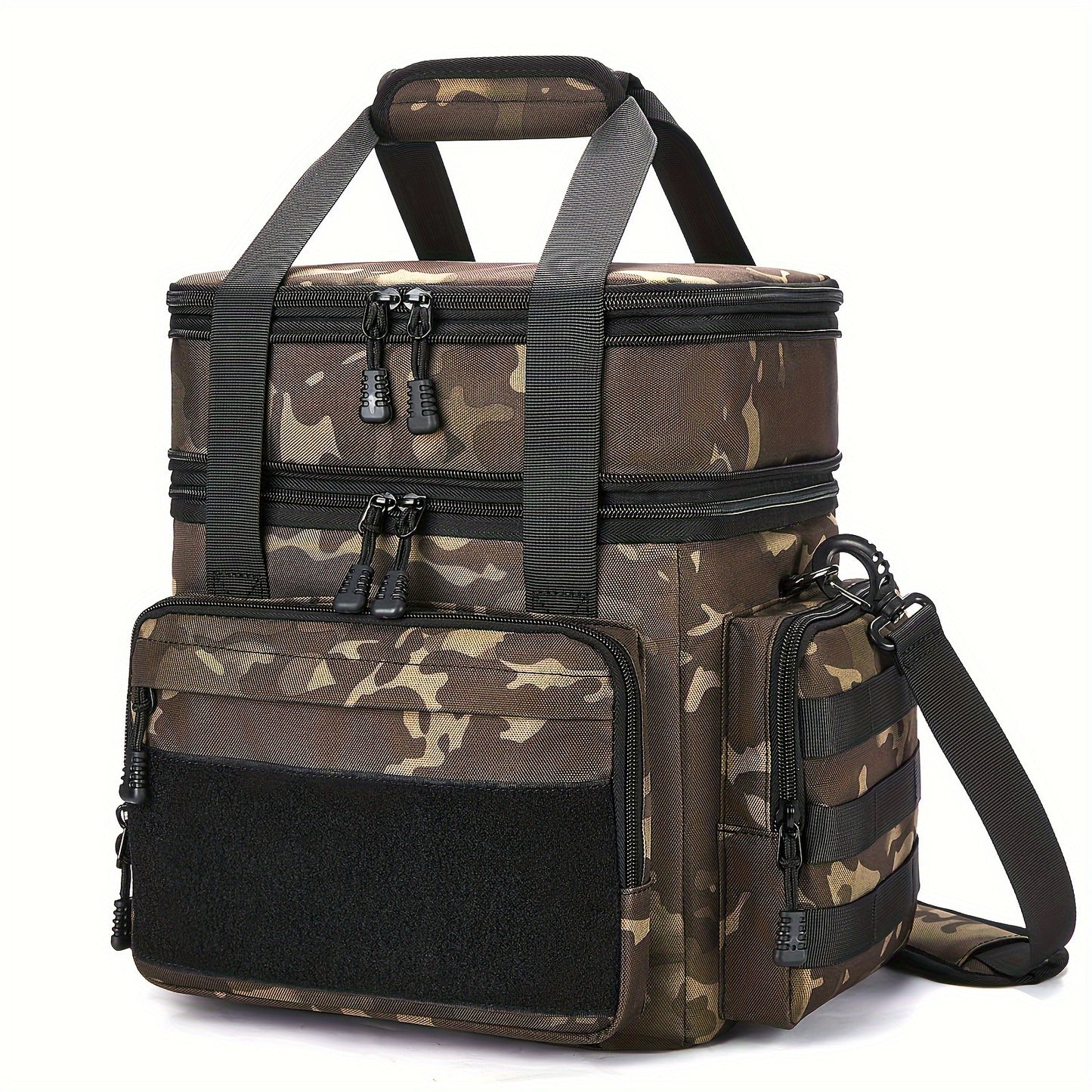 [Tactical Lunch Box] Insulated Tactical Lunch Box | Men's Adult Bag, Dual Compartments, Large Capacity, Non-Food Contact, Work Office Camping Travel, Back to School