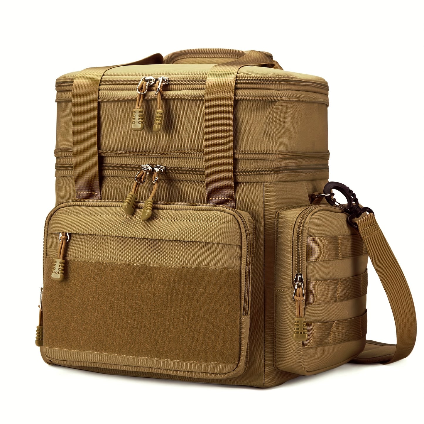 [Tactical Lunch Box] Insulated Tactical Lunch Box | Men's Adult Bag, Dual Compartments, Large Capacity, Non-Food Contact, Work Office Camping Travel, Back to School